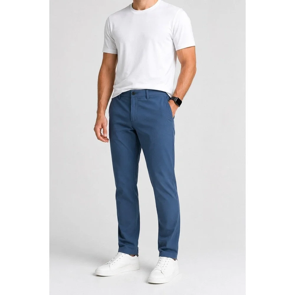 Lululemon ABC Pant Men's 36x29 Blue Warpstreme Stretch Casual Golf Pants